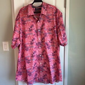 Nautica 3XL Hawaiian Short Sleeve Button Down Casual Like New